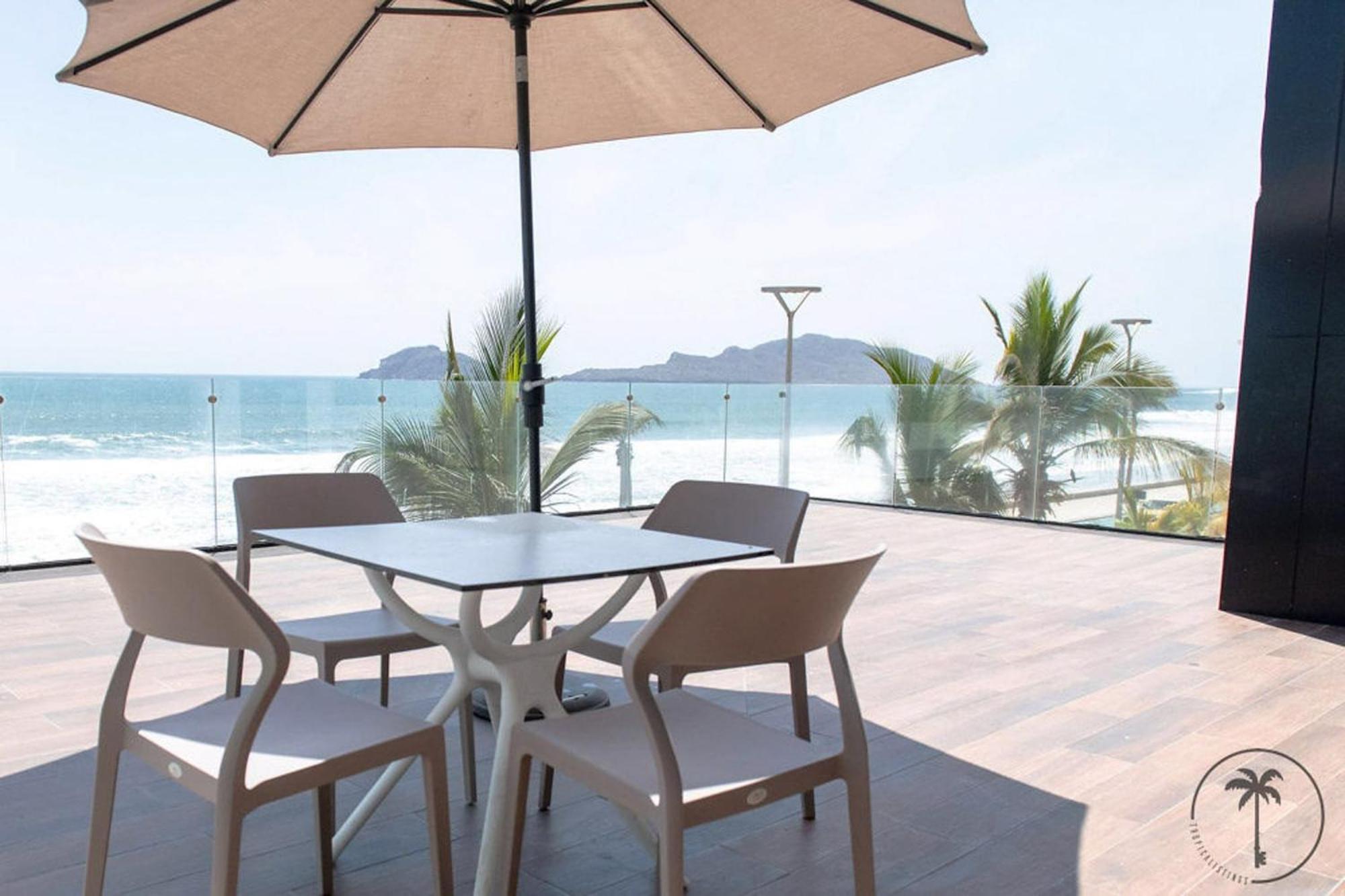 Terraza Con Vista Al Mar Y A Atardeceres Apartment Mazatlan Exterior photo